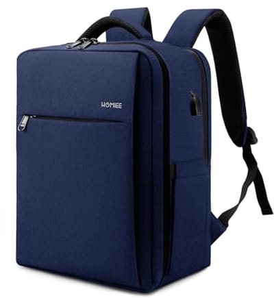 Laptoptas voor mannen - 15.6 inch, reisrugzak, zakelijke rugzak, cabin luggage, zwart