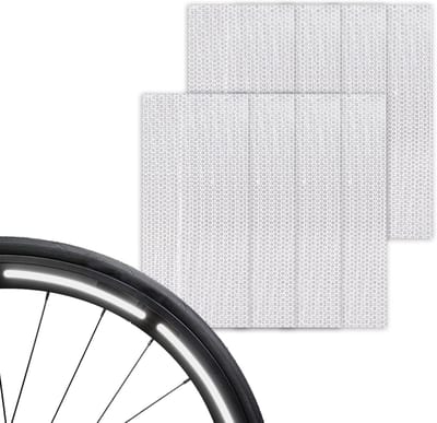Reflecterende Fietsstickers voor Spaken en Velgen, Veiligheidsreflectoren voor 27.5 tot 29 Inch Fietsen, Nylon Materiaal voor Optimale Zichtbaarheid