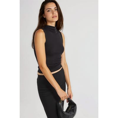 Slim Fit Crew Neck Gebreide Blouse