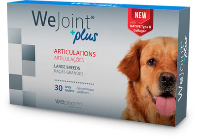 WePharm WeJoint PLUS Large Breed - 30 Tabletten - Ondersteuning Van Gewricht Voor Grote Honden - Natuurlijk Supplement