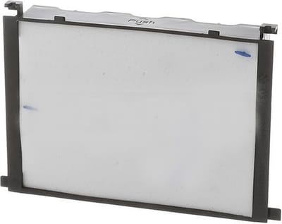 17002210 MOTORFILTER (FILTER) MET FRAME (HOUDER) ZWART 153X108X27MM VOOR O.A. BOSCH, SIEMENS STOFZUIGER 17002210