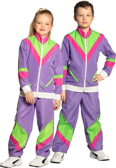 Boland - Trainingspak Retro kind (7-9 jr) - Kinderen - - 80's & 90's - Disco