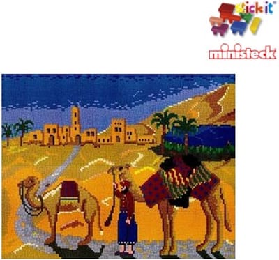 Stickit Sahara Oase, ca. 8.200 delig, compatibel met Ministeck