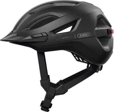 Fietshelm ABUS URBAN-I 4.0 ACE velvet black M - 54-58 cm - zwart - Geschikt voor gebruik op elektrische fietsen - stadsfietsen - 280 g