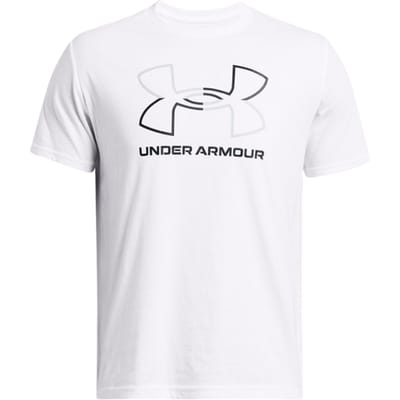 Under Armour UA GL FOUNDATION UPDATE SS-WHT Heren Sportshirt - Wit - Mod Grijs - Zwart