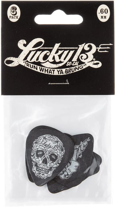 Jim Dunlop - Lucky 13 Serie III - Plectrum - 0.60 mm - 6-pack