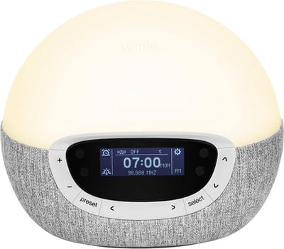 Lumie Bodyclock Shine 300 - Sleep & Wake-up light - Dimbaar nachtlampje - FM radio - 15 geluid opties