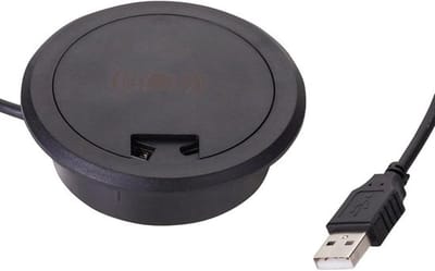 Draadloze Oplader Ø 73 mm voor Smartphones met Qi-Technologie - Inbouwdesktop Lader