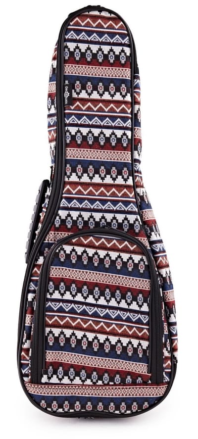 Ukulele Concert Premium Gigbag van Gear4music, Aztec