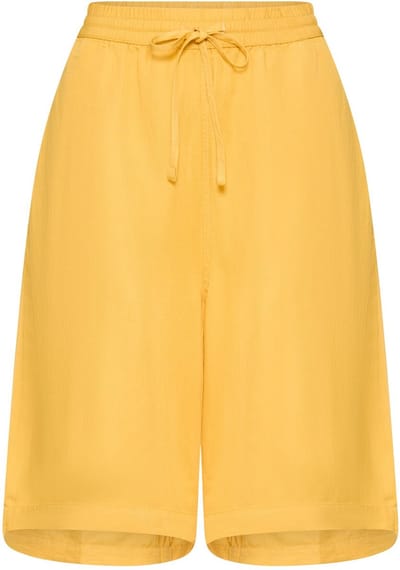 camel active Bermudashorts met trekkoord - Maat womenswear-26IN - Geel