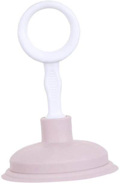 Rioolontstopper Tool - Afvoerreiniger Zuiger - Verstopping Verhelpen - Sterke Zuigkracht - 10.5 x 10.5 x 15 cm - Roze