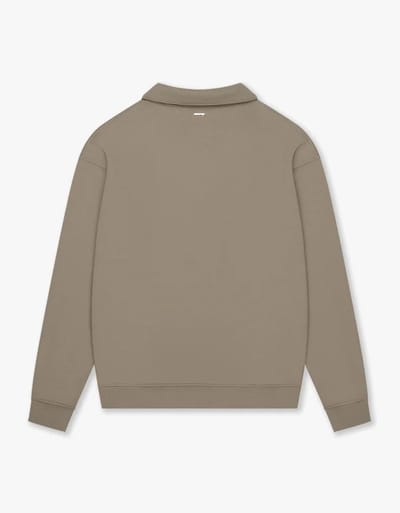 Croyez - Trui Olijf Croyez Etiquette Half-zip Sweaters Olijf Cr2-pf25-02