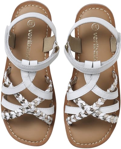 Vertbaudet Leren kindersandalen met klittenband