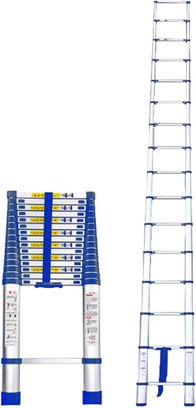 Telescopische Ladder - Uitschuifbare Ladder - Thuis en Buiten - Lichtgewicht Aluminium - Tot 7 Meter