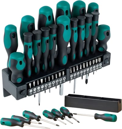 Lomera Schroevendraaierset - Schroevendraaier Bitset - Schroevendraaier en Bitset - Schroevendraaier Set met Bits - Bitset - Schroevendraaier Bits - Multibit Schroevendraaier - Schroevendraaierset 37 Delig