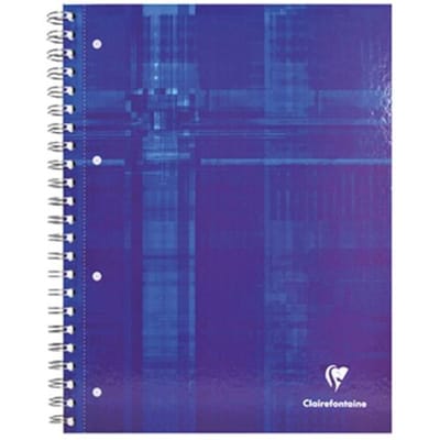 Clairefontaine Collegeblok 82123C Blauw DIN A4 Geruit Aantal paginas: 80