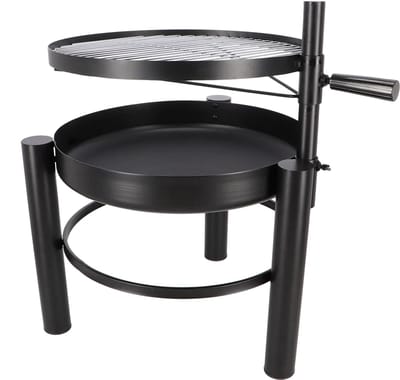 Esschert Design Vuurschaal met BBQ rooster - Esschert Design Vuurschaal met BBQ rooster - S