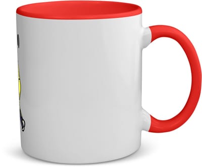 Akyol - cricket met eigen naam koffiemok - theemok - rood - Cricket - cricketer - sport - 350 ML inhoud