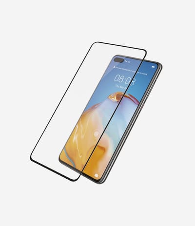 PanzerGlass Screenprotector Zwart Case Friendly Huawei P40