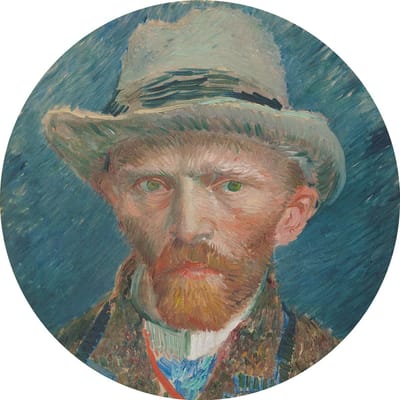 Behangcirkel 100cm Vincent van Gogh