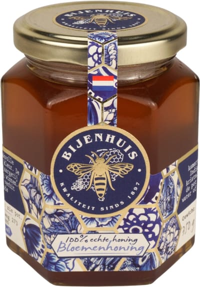 Het Bijenhuis Wageningen - Nederlandse bloemenhoning 350 gram