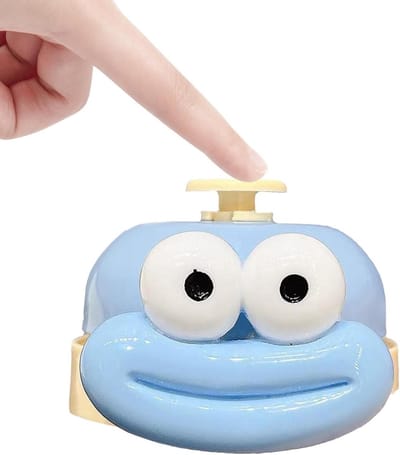 Servicetelefoon Bel - Receptie Bel - Klantenservice Oproepen - Roestvrij Staal - 6.5 cm - Blauw