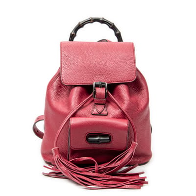 Small Bamboo Tassel Backpack   rugzak