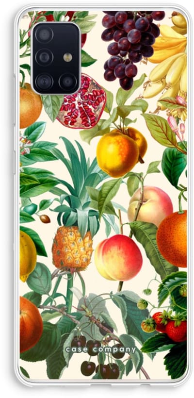 Case Company® - Hoesje geschikt voor Samsung Galaxy A51 4G hoesje - Classic Flora - Soft Cover Telefoonhoesje - Bescherming aan alle Kanten en Schermrand