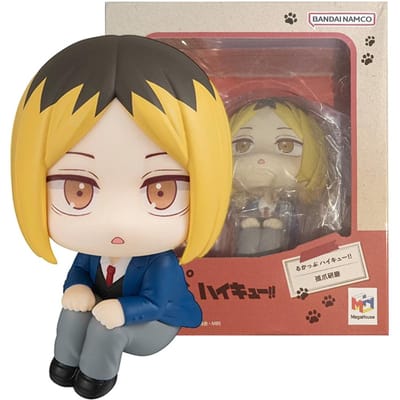 10CM Anime Figuren Haikyuu Tetsurou kuroo Figuren Kijk Omhoog Kozume Kenma Speelgoed Voor Kinderen Actiefiguur Model Verjaardagscadeaus With box yellow