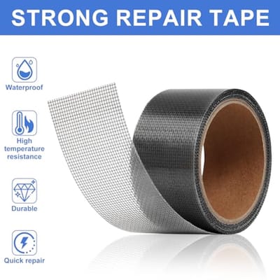 Reparatietape voor Vliegenramen - Sterk Zelfklevend voor Insectenbescherming