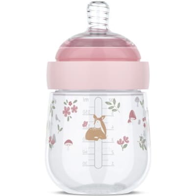 Mepal Mio Babyfles Little Dutch - 165 ml - Anti-koliek - Spiraalontwerp voorkomt verstopping - Siliconen van medische kwaliteit - Fairy Garden