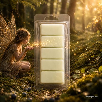 Waxmelts Sprookjes Bos - Snapbar - 55 gram - Sojawas - Herfst - Handmade - Dierproefvrij - Vegan - Huisparfum - Herfstgeur - Voor in geurbrander - Waxbrander - Geur in huis - Wax melt - Geurkaars - Parfum