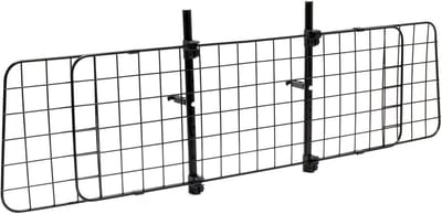 Famanu – Hondenrek voor de auto traploos verstelbaar in breedte 118-129 cm - scheiding hek universeel gebruik