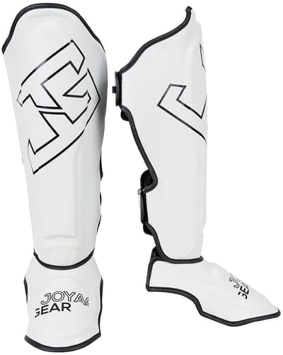 Joya Strike Scheenbeschermers - Kunstleer - Wit - XL