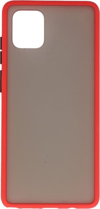 Hoesje Geschikt voor de Samsung Galaxy Note 10 Lite - Hard Case Backcover Telefoonhoesje - Rood