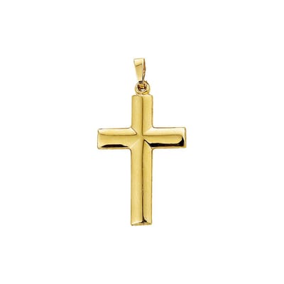 14K geelgoud hanger kruis 4007387