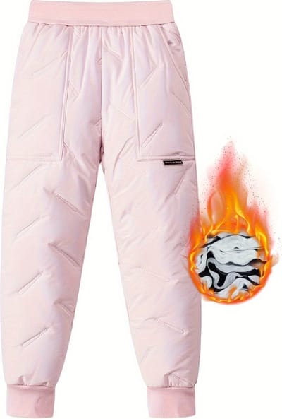 Livano Skibroek - Skipak - Snowboard Broek - Winterbroek - Sneeuwbroek - Kinderen - Meisjes - Wintersport - Roze - 5 tot 6 Jaar