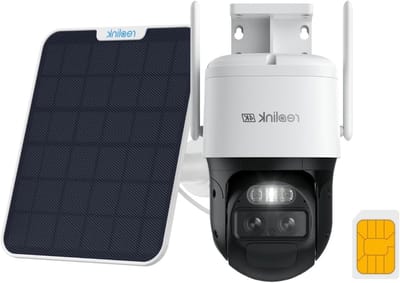4G Beveiligingscamera - Outdoor Camera - Buiten Bewaken - Automatische Tracking - 4K Resolutie - Wit