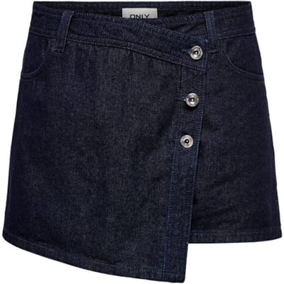 regular fit jeansskort van puur katoen model 'LESLY'
