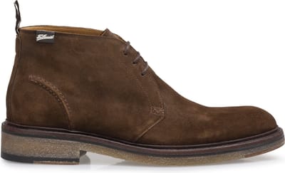 Floris van Bommel DE TANKER 04.10 - Volwassenen Heren sneakersVrije tijd half-hoog - Kleur: Cognac - Maat: 41.5