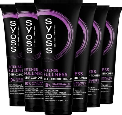 Syoss Fullness - Conditioner - Geeft Volume - Voeg Textuur Toe - Voordeelverpakking - 6x250 ml