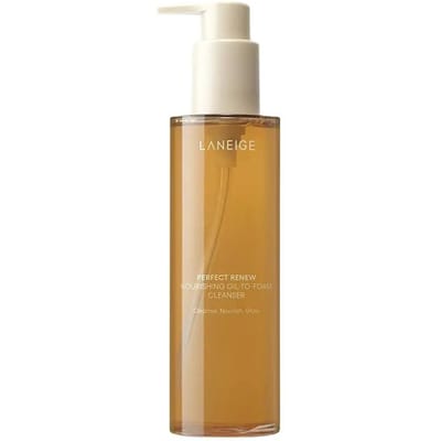 LANEIGE Perfect Renew Voedende Olie-tot-Schuim Gezichtsreiniger Zachte Make-up Verwijderaar Gezichtsreiniger 200ml