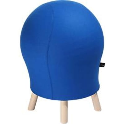 Kruk Sitness Alpine, met ingebouwde gymnastiekbal, bekleding 75% scheerwol, blauw