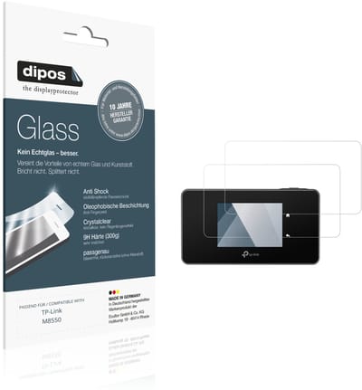 dipos – 2x Pantserfolie geschikt voor TP-Link M8550 | 9H Screenprotector
