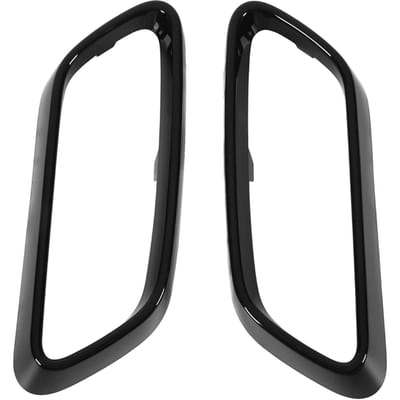 Uitlaatpijp Tip Afdekking Sierlijsten Bezel Vervanging voor Benz C-Klasse W206 S206 AMG Line 2022 Vanaf Glanzend Zwart black