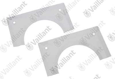 VAILLANT Rozet 125, wit LAS 303230 (80/125 PP) Vaillant-nr. , 0020059498