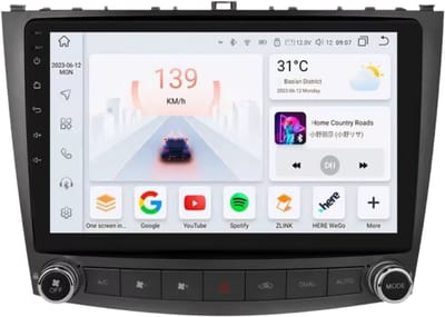 Autoradio met bluetooth - Carplay - Voor Lexus IS250/200/300/350 (2006-2012) - Geschikt voor Apple en Android - Stereo - Navigatie - Navigatiesysteem auto - 4GB 32GB - 10.1"