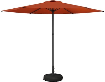 vidaXL - Tuinparasol - met - voet - 300 - x - 300 - cm - Polyester - Rechthoekig