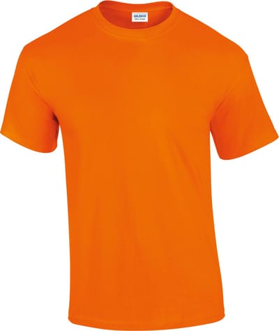Gildan Ultra Cotton™ Classic Fit Adult T-shirt GI2000 - Safety Orange - XXL