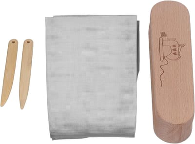 Houten Klepel - Naadpers - Strijken Naden - Ergonomisch Ontwerp - Set van 3 - Natuurlijk Hout